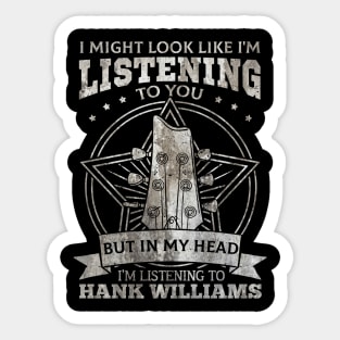 Hank Williams Sticker